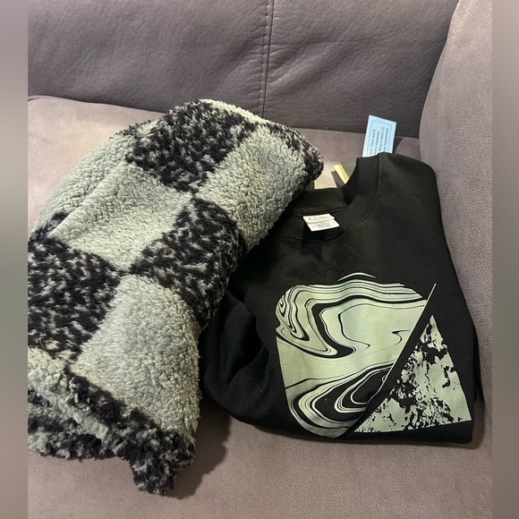 ♥️ Art Class Pajamas Girls Sleepwear Pjs Set L 12-14 Black Green NWT - Picture 1 of 4